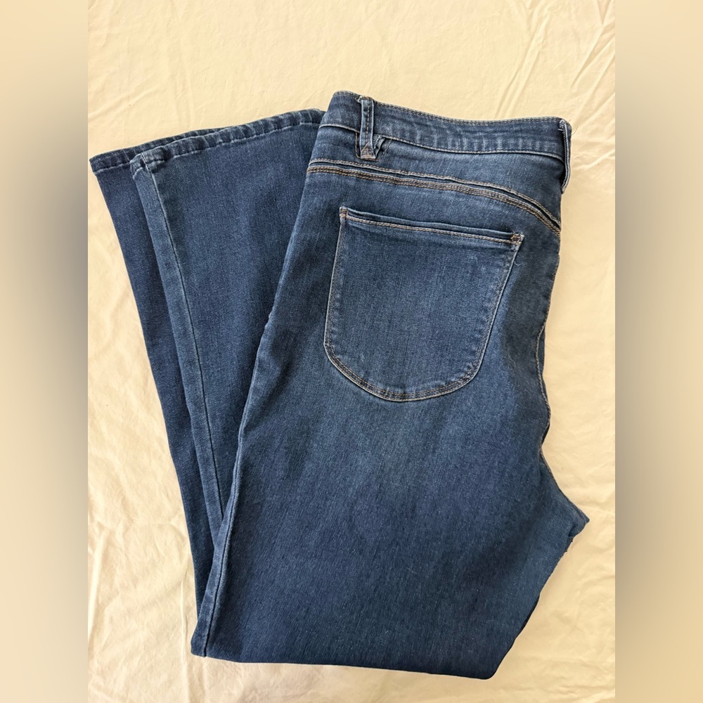 Wit & Wisdom Dark Blue Bootcut Jeans - Picture 3 of 5
